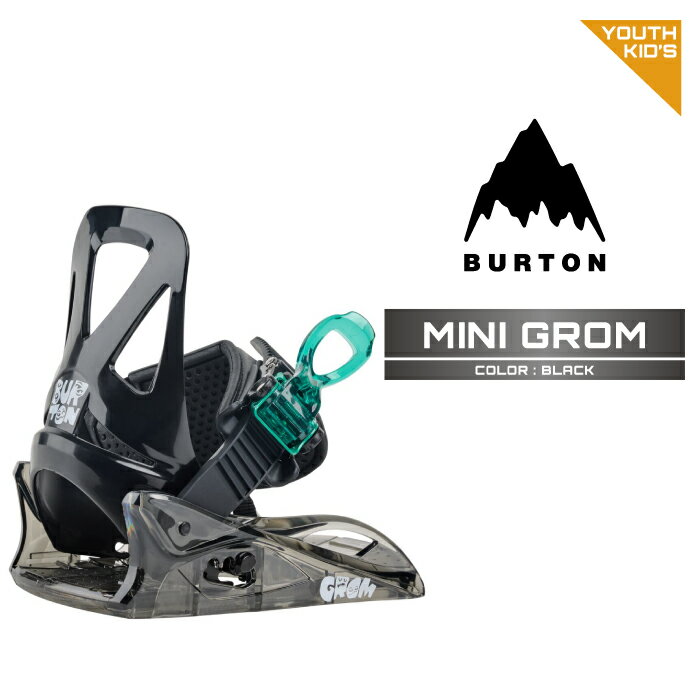 2024-25 BURTON MINI GROM Black Сȥ ߥ  ֥å Ρܡ Хǥ ӥǥ ...