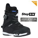 2024-25 BURTON GROM STEP ON Black バートン グロム ステップオン スノーボード ブーツ ユース キッズ こども 24-25 2...