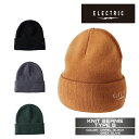 2024-25 ELECTRIC KNIT BEANIE TYPE B エレクトリック ニット ビーニー スノーボード スキー 帽子 日本正規品