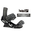 2024-25 HEAD FX ONE LYT ヘッド エフエックス ワン ライト ブラック スノーボード ビンディング メンズ 日本正規品
