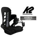 2024-25 K2 SONIC Black ケーツー ソニック ブラック スノーボード バインディング ビンディング メンズ 24-25 2025 日本正規品