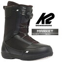 2024-25 K2 MARKET Black ケーツー マーケット ブラック スノーボード ブーツ メンズ 24-25 2025 日本正規品