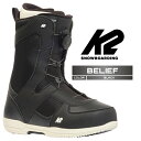 2024-25 K2 BELIEF Black ケーツー ビリーフ ブラック スノーボード ブーツ レディース 24-25 2025 日本正規品