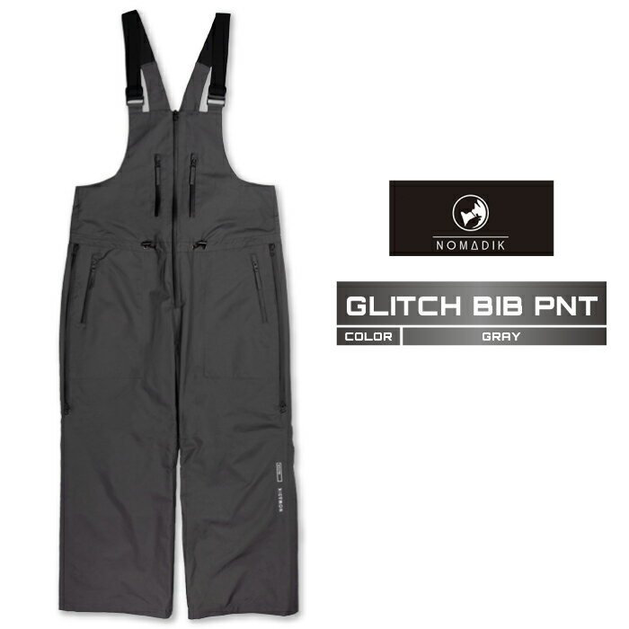 2024-25 NOMADIK GLITCH BIB PNT PNT Gray Υޥǥå Ρܡ  ӥ֥ѥ  ...