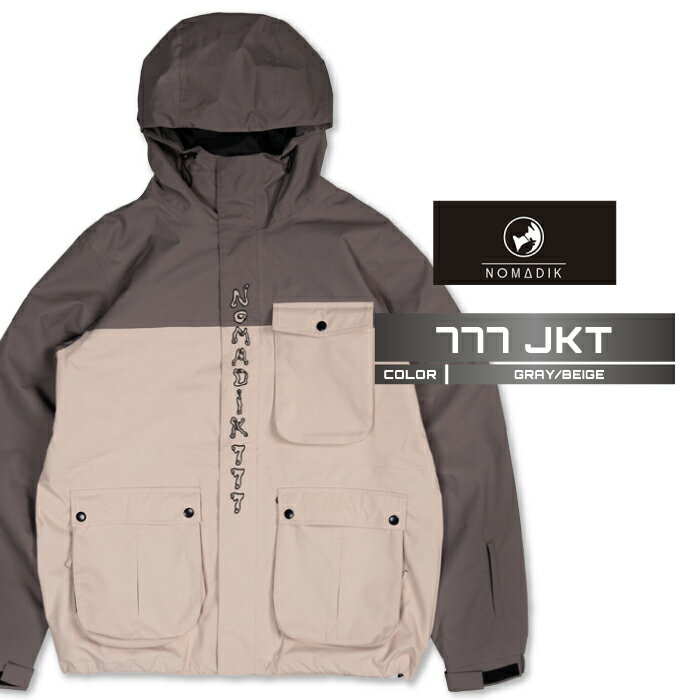 2024-25 NOMADIK 777 JKT Gray Beige Υޥǥå Ρܡ  㥱å  ǥ 2...