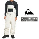 2024-25 QUIKSILVER FLY HIGH BIB WDW0 クイックシルバー スノーボード ウェア ビブパンツ メンズ レディース 24-25 日...