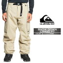 2024-25 QUIKSILVER SNOW DOWN CARGO PT TKA0 クイックシルバー スノーボード ウェア パンツ メンズ レディース 24-...