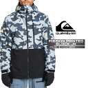 2024-25 QUIKSILVER MISSION PRINTED BLOCK JK SEF3 クイックシルバー スノーボード ウェア ジャケット メンズ レ...