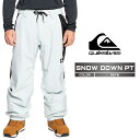 2024-25 QUIKSILVER SNOW DOWN PT SEF0 クイックシルバー スノーボード ウェア パンツ メンズ レディース 24-25 日本正...