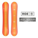 2024-25 RIDE HEARTBREAKER ライド ハートブレイカー スノーボード 板 レディース 24-25 2025 日本正規品