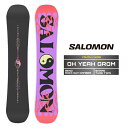 2024-25 SALOMON OH YEAH GROM サロモン オーイェー グロム スノーボード 板 キッズ ユース こども 日本正規品