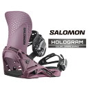 2024-25 SALOMON HOLOGRAM Grape Shake サロモン ホログラム グレープ シェイク スノーボード バインディング ビンディング ...