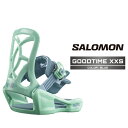 2024-25 SALOMON GOODTIME XXS Blue サロモン グッドタイム ブルー スノーボード バインディング ビンディング キッズ ユース ...