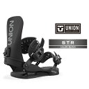 2024-25 UNION STR Black ユニオン エスティ-アール ブラック スノーボード ビンディング バインディング メンズ 24-25 2025 日本正規品