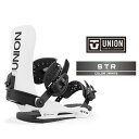 2024-25 UNION STR White ユニオン エスティ—アール ホワイト スノーボード ビンディング バインディング メンズ 24-25...