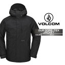 2024-25 VOLCOM DUA GORE-TEX JACKET Black ボルコム スノーボード ウェアー ジャケット ゴアテックス メンズ 24-25...
