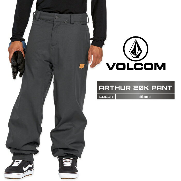 2024-25 VOLCOM ARTHUR 20K PANT Black ܥ륳 Ρܡ  ѥ  24-25 20...