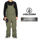 2024-25 VOLCOM V.CO SPARTA BIB OVERALL Ivy ボルコム スノーボード ウェアー ビブパンツ メンズ 24-25 2025...