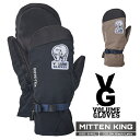 2024-25 VOLUME GLOVES MITTEN KING Black / Latte ボリューム グローブ ゴアテックス GORE-TEX ミット ミ...