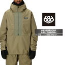 2025-26 686 MENS GHOST 2.5L ANORAK Sage Ripstop シックスエイトシックス スノーボード ウェア アノラック ジャケット メンズ 25-26 日本正規品 予約商品(4)
