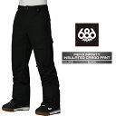 2025-26 686 MENS INFINITY INSULATED CARGO PANT Black シックスエイトシックス スノーボード ウェア パンツ ...