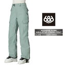 2025-26 686 WOMENS AURA INSULATED CARGO PANT Dusty Marine シックスエイトシックス スノーボード ウェア...
