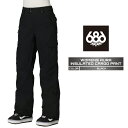 2025-26 686 WOMENS AURA INSULATED CARGO PANT Black シックスエイトシックス スノーボード ウェア パンツ レデ...