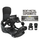 2025-26 BENT METAL LIGHTNING SUPERMATIC Black ベントメタル ライトニング スーパーマティック スノーボード ビンデ...