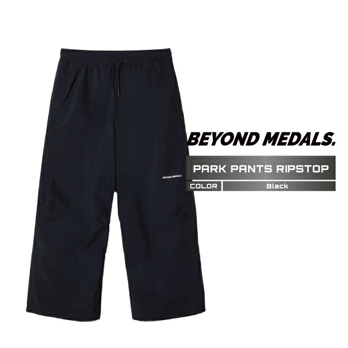 2025-26 BEYOND MEDALS PARK PANTS RIPSTOP Black ӥɥ륺 Ρܡ  ѥ...