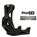 2025-26 BURTON MEN'S STEP ON GENESIS Black バートン ステップオン ジェネシス スノーボード ビンディング バインディ...