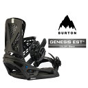 2025-26 BURTON MEN'S GENESIS EST Black バートン ジェネシス イーエスティ スノーボード ビンディング バインディング メ...