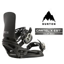 2025-26 BURTON MEN'S CARTEL X EST Black バートン カーテル エックス イーエスティ スノーボード ビンディング バインデ...