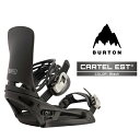 2025-26 BURTON MEN'S CARTEL EST Black バートン カーテル イーエスティ スノーボード ビンディング バインディング メンズ...