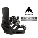 2025-26 BURTON MEN'S CARTEL X Black バートン カーテル エックス スノーボード ビンディング バインディング メンズ 日本正...