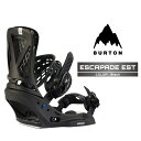2025-26 BURTON WOMEN'S ESCAPADE EST Black バートン エスカペイド イーエスティ スノーボード ビンディング バインディ...