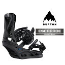 2025-26 BURTON WOMEN'S ESCAPADE Black バートン エスカペイド スノーボード ビンディング バインディング レディース 日本...