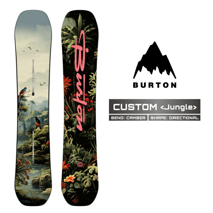 2025-26 BURTON CUSTOM Jungle o[g JX^ Xm[{[h  Y {Ki 25-26