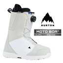 2025-26 BURTON MEN'S MOTO BOA Gray Cloud バートン モト ボア スノーボード ブーツ メンズ 日本正規品 25-26 予...