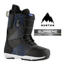2025-26 BURTON WOMEN'S SUPREME Black バートン サプリーム スノーボード ブーツ レディース 日本正規品 25-26 予約商品