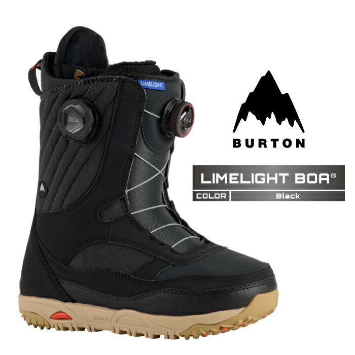 2025-26 BURTON WOMEN'S LIMELIGHT BOA WIDE Black o[g CCg {A Xm[{[h u[c fB[X {Ki 25-26