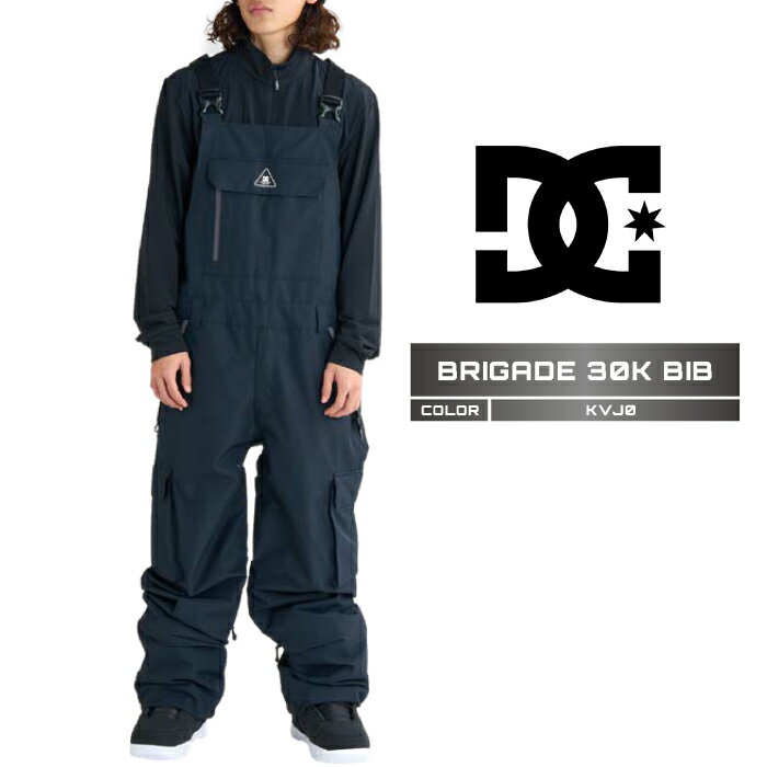 2025-26 DC BRIGADE 30K BIB KVJ0 ディーシー スノーボード ウェア ビブパンツ メンズ 25-26 日本正規品 予約商品