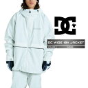 2025-26 DC DC WIDE 10K JK WBB0 ディーシー スノーボード ウェア ジャケット メンズ 25-26 日本正規品 予約商品