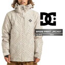 2025-26 DC BASIS PRINT JACKET TEN4 ディーシー スノーボード ウェア ジャケット メンズ 25-26 日本正規品 予約商品
