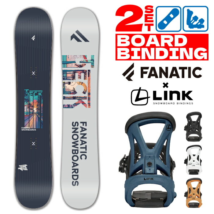 スノーボード ビンディング 2点セット 2025-26 FANATIC T-DECK Black - GRD-2 ファナティック ティーデッキ メンズ レディース 25-26 日本正規品