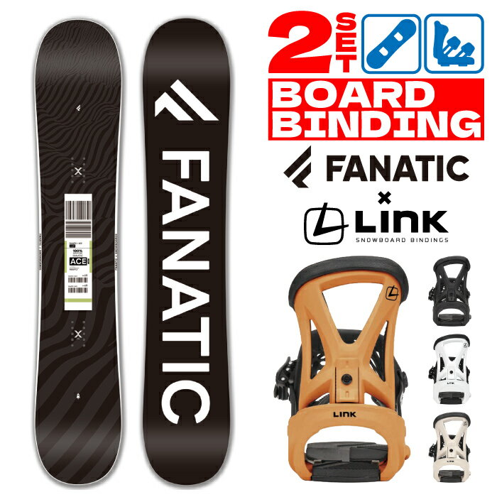 スノーボード ビンディング 2点セット 2025-26 FANATIC ACE Black - GRD-2 ファナティック エース メンズ レディース 25-26 日本正規品