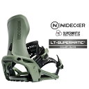 2025-26 NIDECKER LT-SUPERMATIC Olive ナイデッカー エルティ スーパーマティック スノーボード ビンディング バインディング...