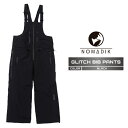 2025-26 NOMADIK GLITCH BIB PANTS Black ノマディック スノーボード ウェア ビブパンツ メンズ レディース 25-26 日...