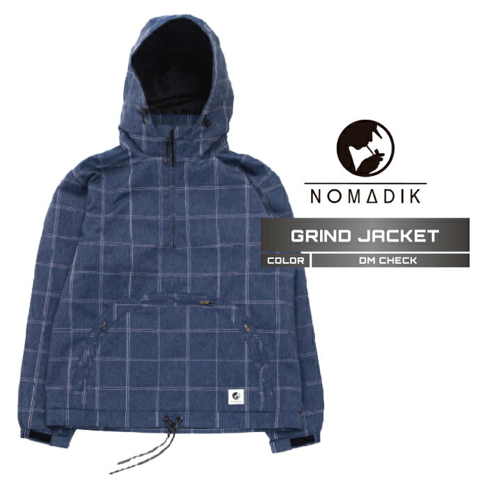 2025-26 NOMADIK GRIND JACKET Dm Check Υޥǥå Ρܡ  㥱å  ǥ...