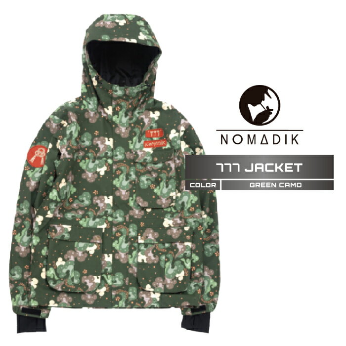 2025-26 NOMADIK 777 JACKET Green Camo Υޥǥå Ρܡ  㥱å  ǥ...