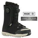 2025-26 RIDE LASSO PRO WIDE Black ライド ラッソ プロ ワイド スノーボード ブーツ メンズ 日本正規品 25-26 予約商品